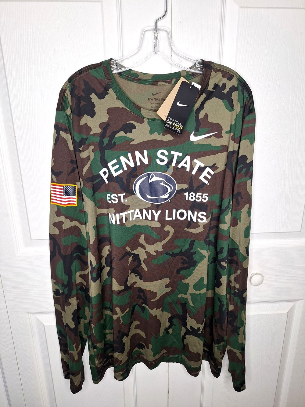 Nike Penn State Nittany Lions 2025 Camo Military Appreciation size XXL